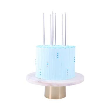 Vela Extra Alta Prata PME - Pack 16 unidades